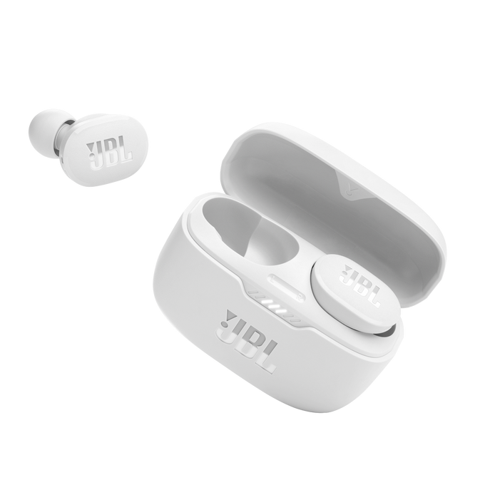 JBL Tune 130NC TWS - White - True wireless Noise Cancelling earbuds - Detailshot 6 image number null